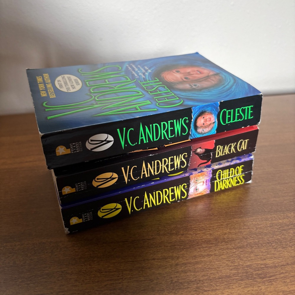 VC Andrews Gemini Series 1-3 Celeste Black Cat Paperbacks 1st Pocket Print - Picture 4 of 7